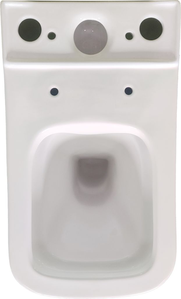 WC-Kombination Set Aliki Tiefspüler ohne Spülrand weiß Produktbild 5