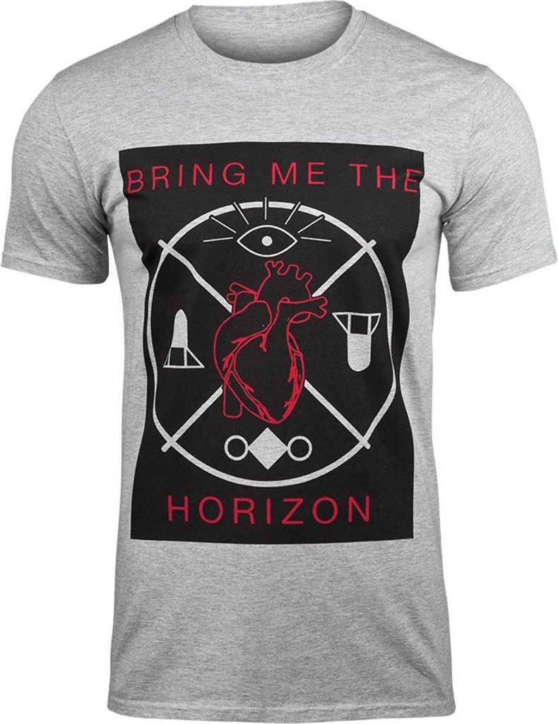 Bring Me The Horizon - T-Shirt für Herren/Damen Uni RO7342 (M) (Grau)