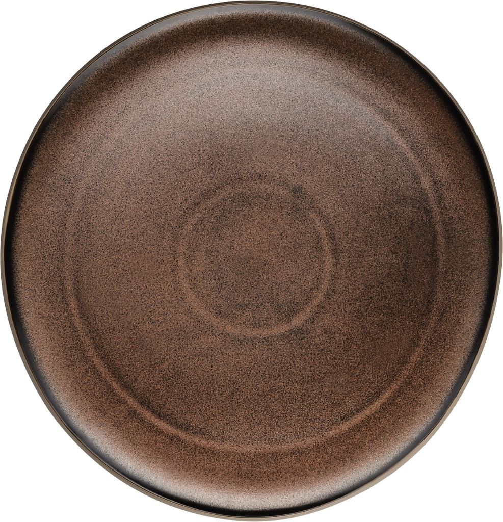 ROSENTHAL Junto Teller flach, Länge: 300 mm, Breite: 290 mm, stone bronze