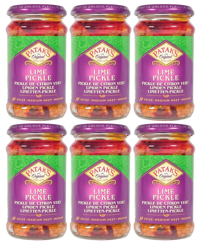 Pataks Lime Pickle Medium 6x283g Produktbild 