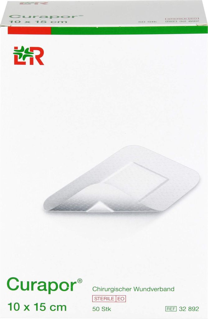 Curapor stérile, 10 x 15cm Pack : 50 pièces | Paquet (50 Image du produit 