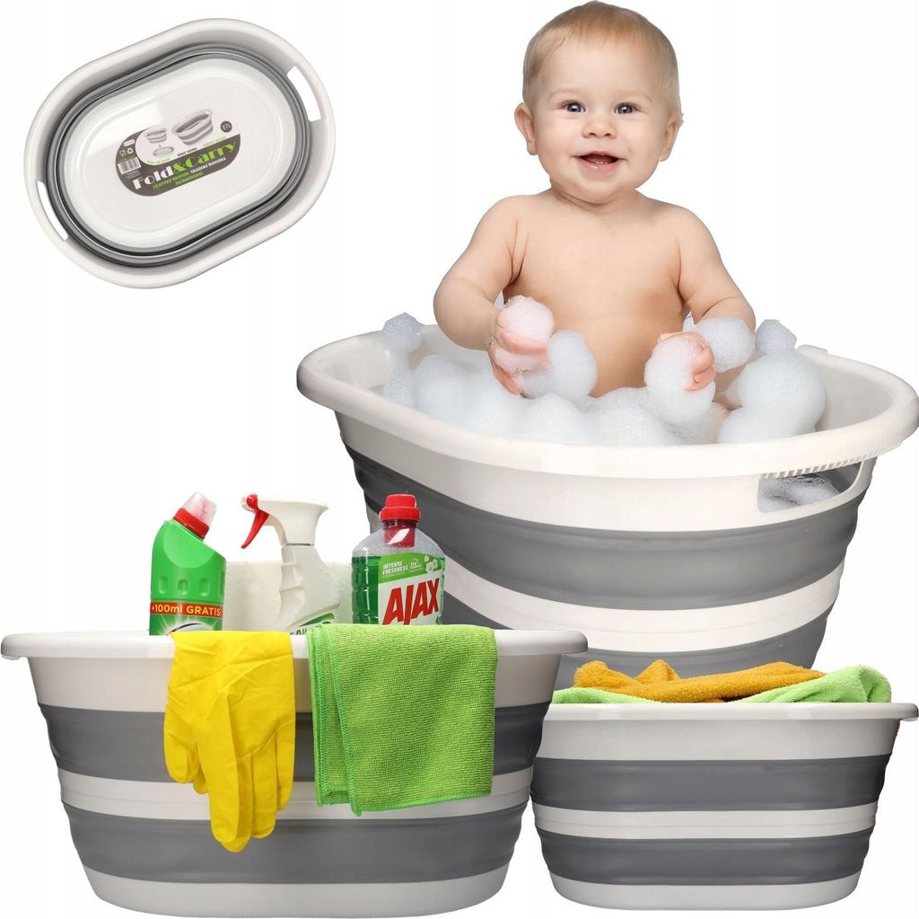 Grande baignoire pliable en silicone CONFORTABLE, lavabo, Image du produit 