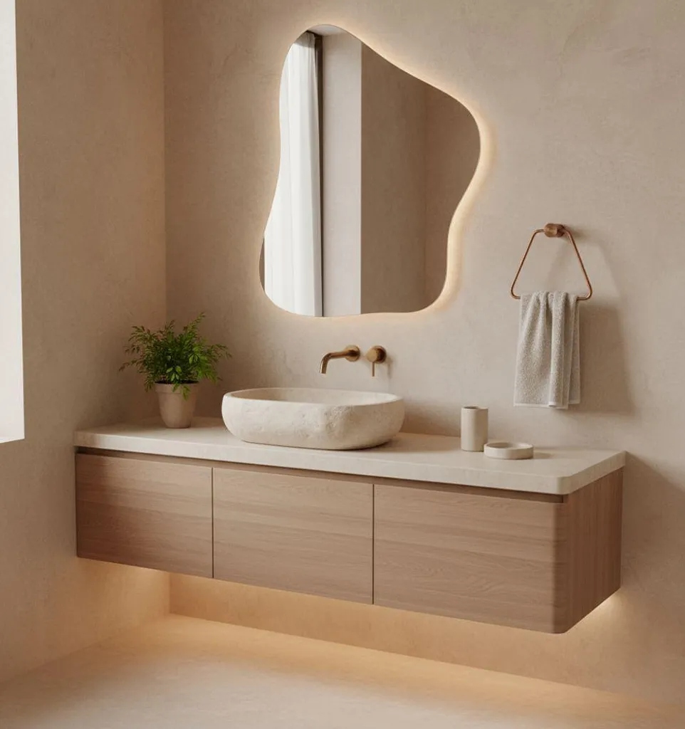 Patère de salle de bain REA pour optimiser le rangement des draps