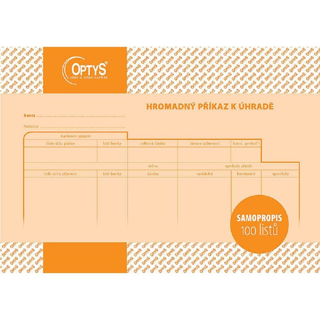 1110 - Zahlungsauftrag A5, 100 l., NCR