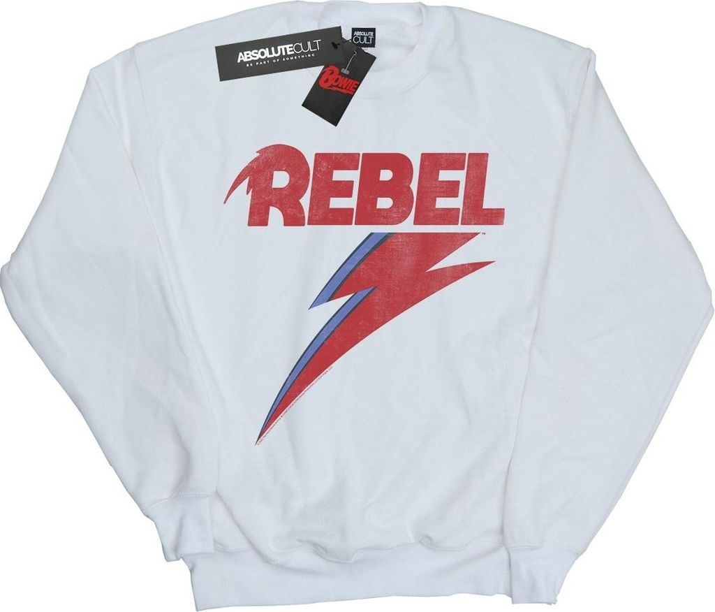 David Bowie - Sweatshirt für Damen BI15056 (XL) (Weiß)