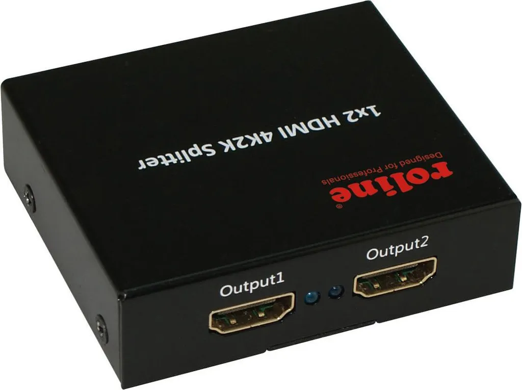 Splitter video HDMI ROLINE, 4K, 2 vie