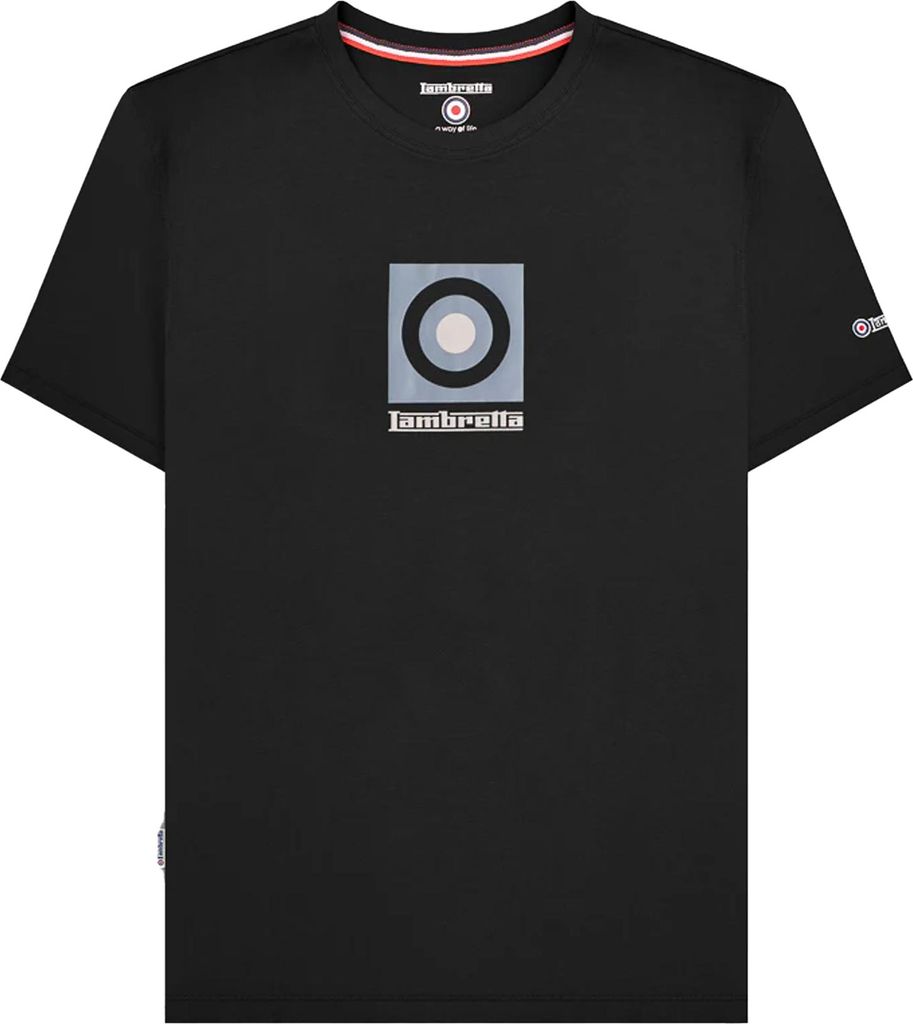 Lambretta - T-Shirt für Herren LB330 (XXL) (Schwarz)