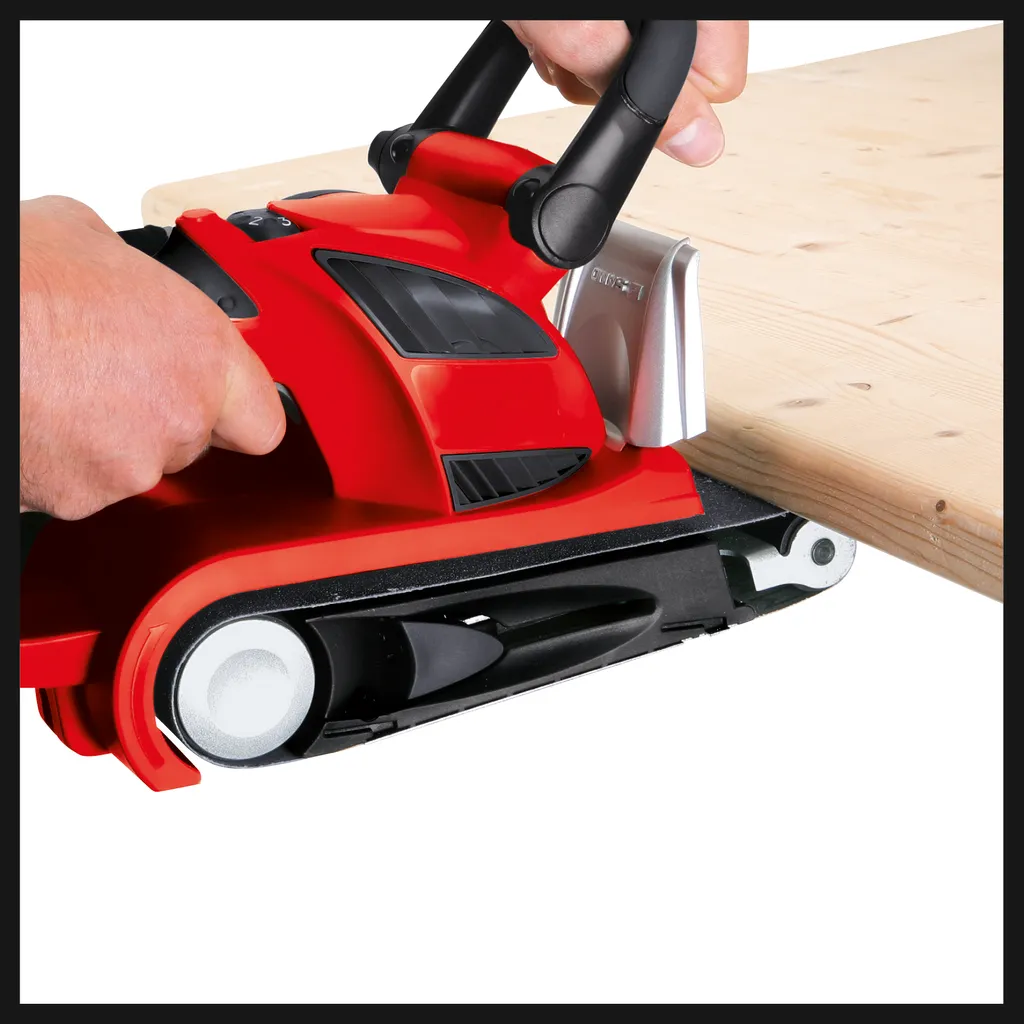 Ponceuse à bande stationnaire et mobile Einhell TE-BS 85 40 E robuste - 8