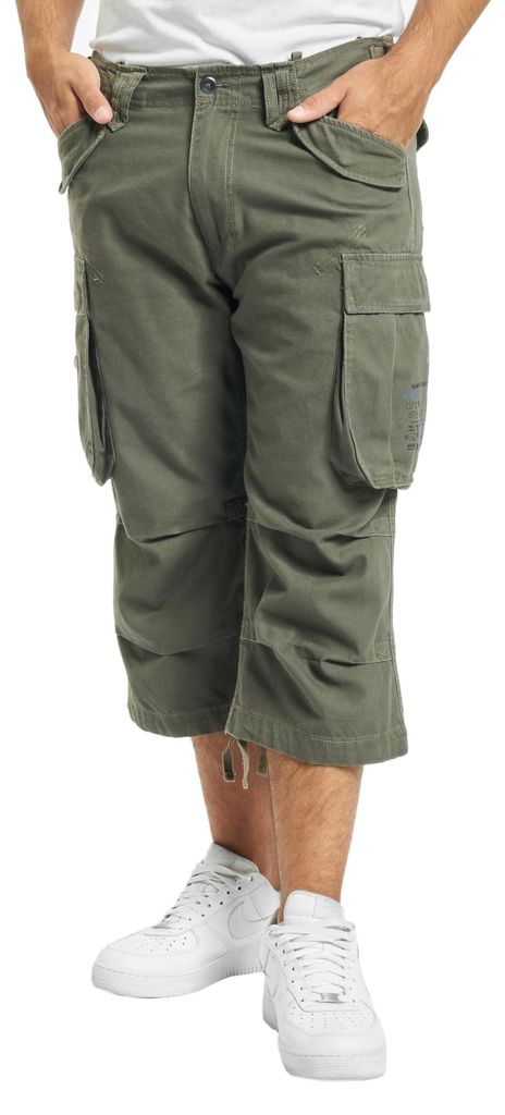 Brandit Industry Vintage 3/4 Shorts olive, M Image du produit 