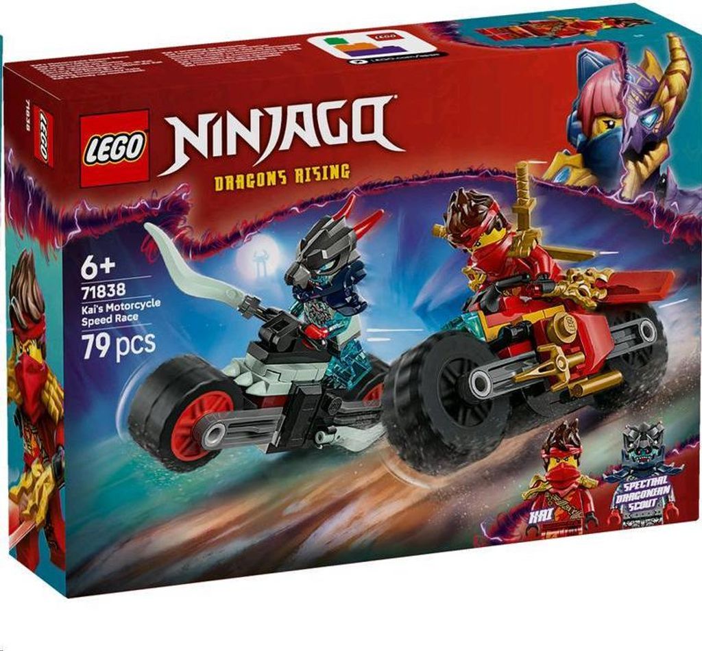 LEGO® NINJAGO® 71838 Kais Motorradrennen Produktbild 