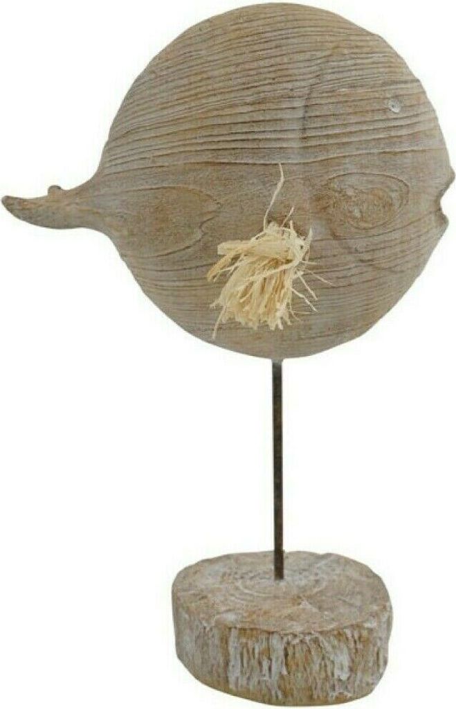 Fisch Deko Maritim Skulptur Polyresin 22x10cm H35cm Bad Sommer Dekoration Figur