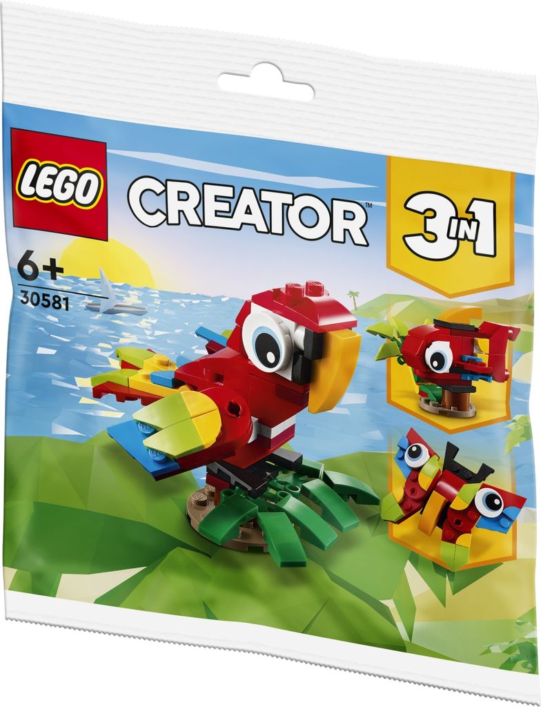 LEGO Creator 3-in-1 Tropical Parrot 30581, Bausatz, 6 Produktbild 