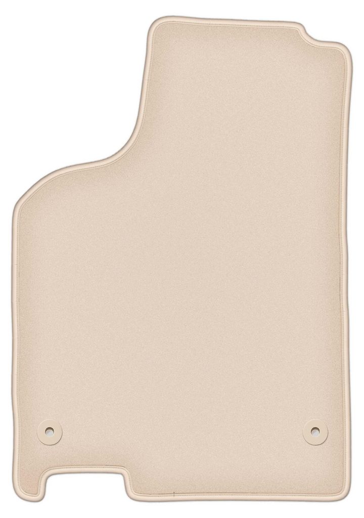 DURBAN Beige Velours-Fahrerfußmatte für Volkswagen Lupo 3L Produktbild 