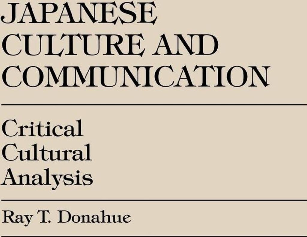 Japanese Culture and Communication