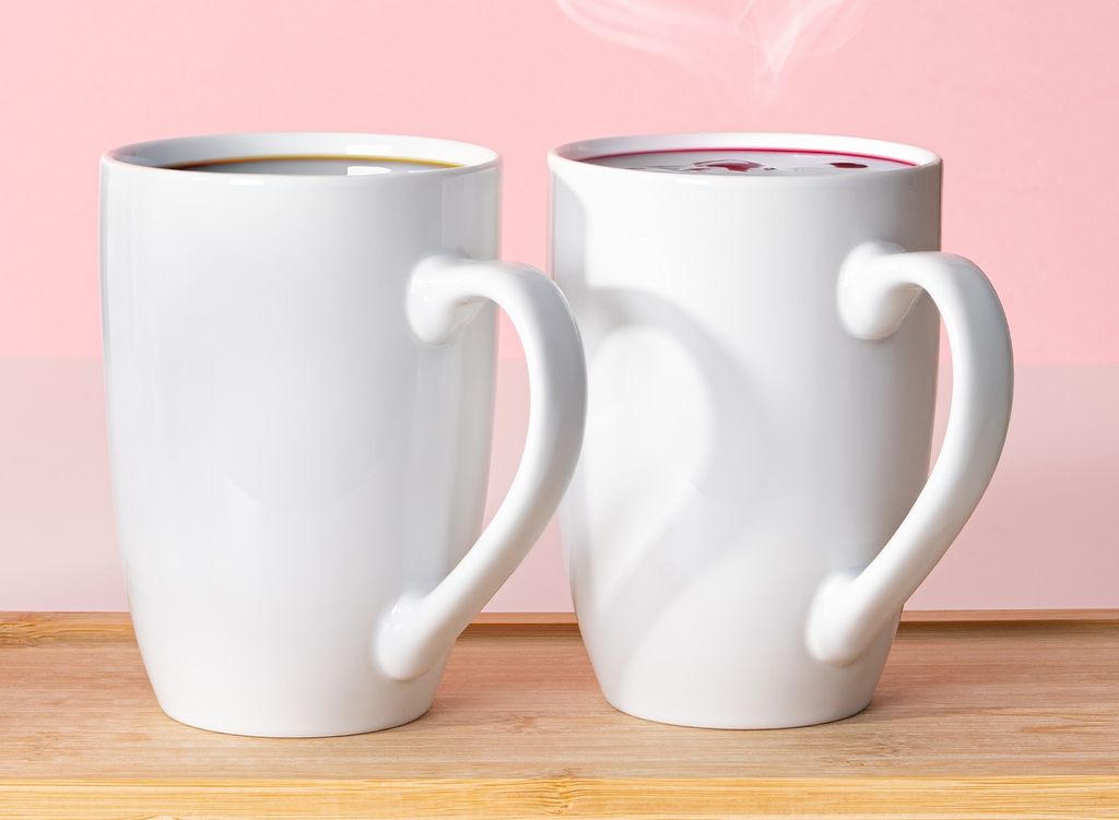 KONZEPT 2er-Set Kaffeebecher 500ml aus hochwertigem