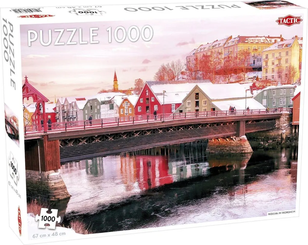 Puzzle 1000 pièces Nidelva à Trondheim Énigmes Nothern Sterne