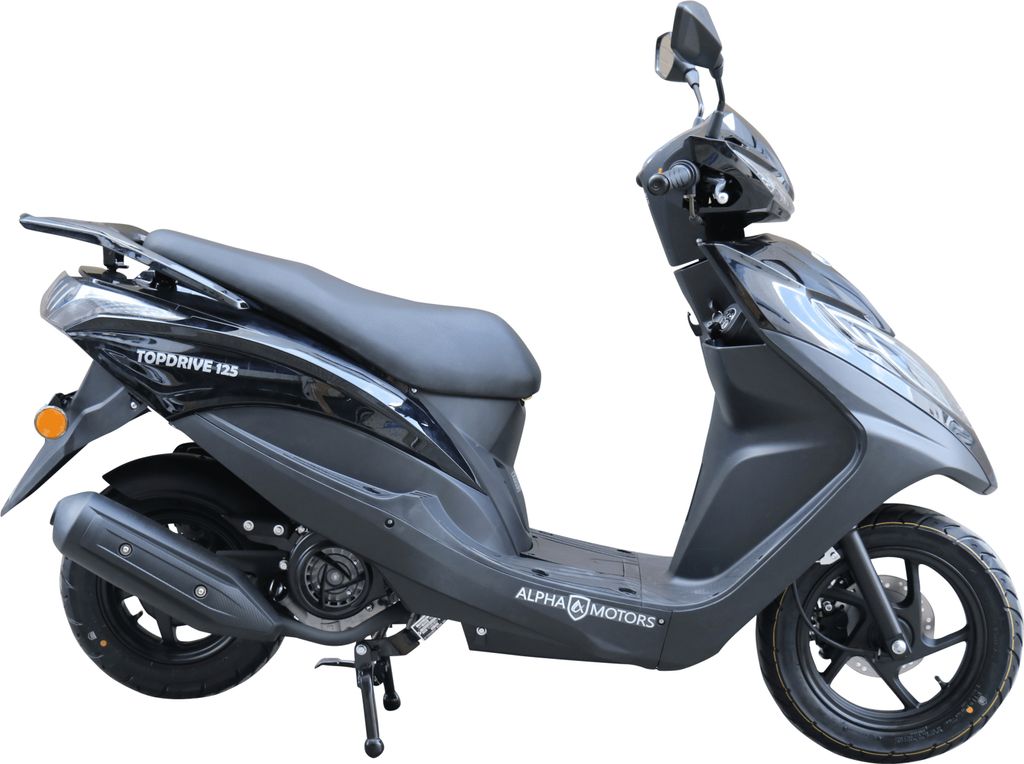 Motorroller Topdrive 125 ccm 85 km/h EURO 5+ schwarz Produktbild 7