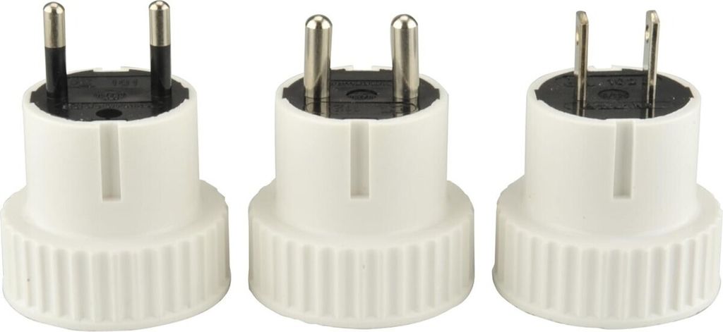 UNITEC Reisestecker-Set, weiß, 3 tlg. Produktbild 