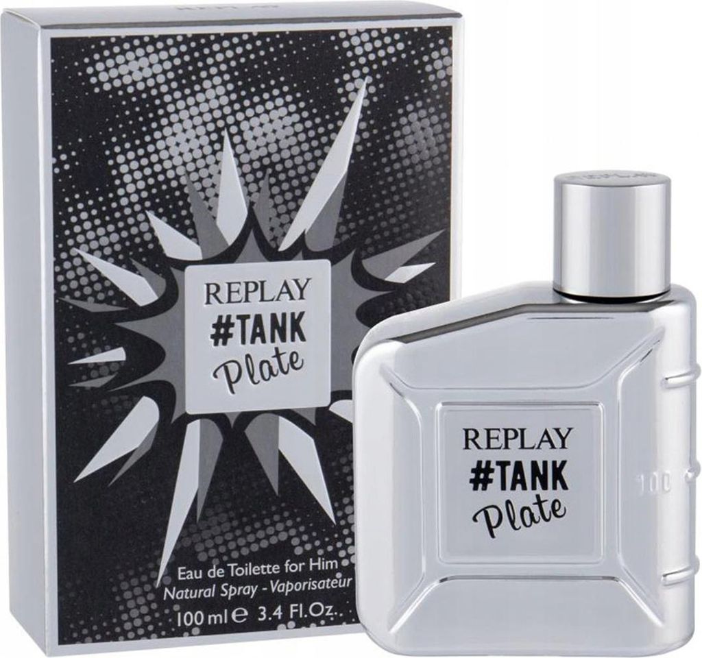 Replay Tank Plate For Him Eau de Toilette für Herren 100 ml Produktbild 