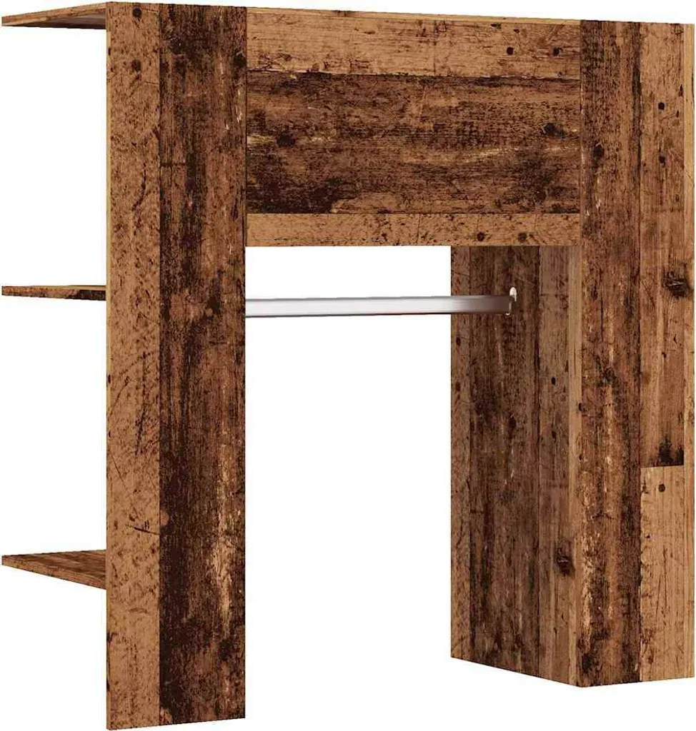 Mobile Ingresso Salvaspazio Legno Recupero 97,5x37x99 cm | Armadio Moderno