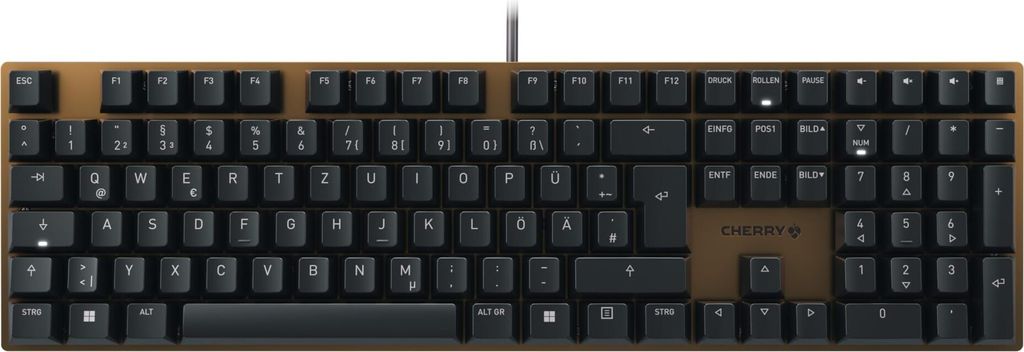 CHERRY TAS KC 200 MX Corded DE-Layout sw/br MX2A Brown Produktbild 1