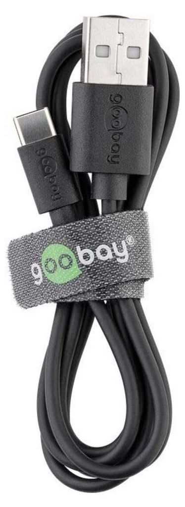 Wentronic 59122 2m Kabel USB A USB C Męski Czarny Kabel USB Zdjęcie produktu 
