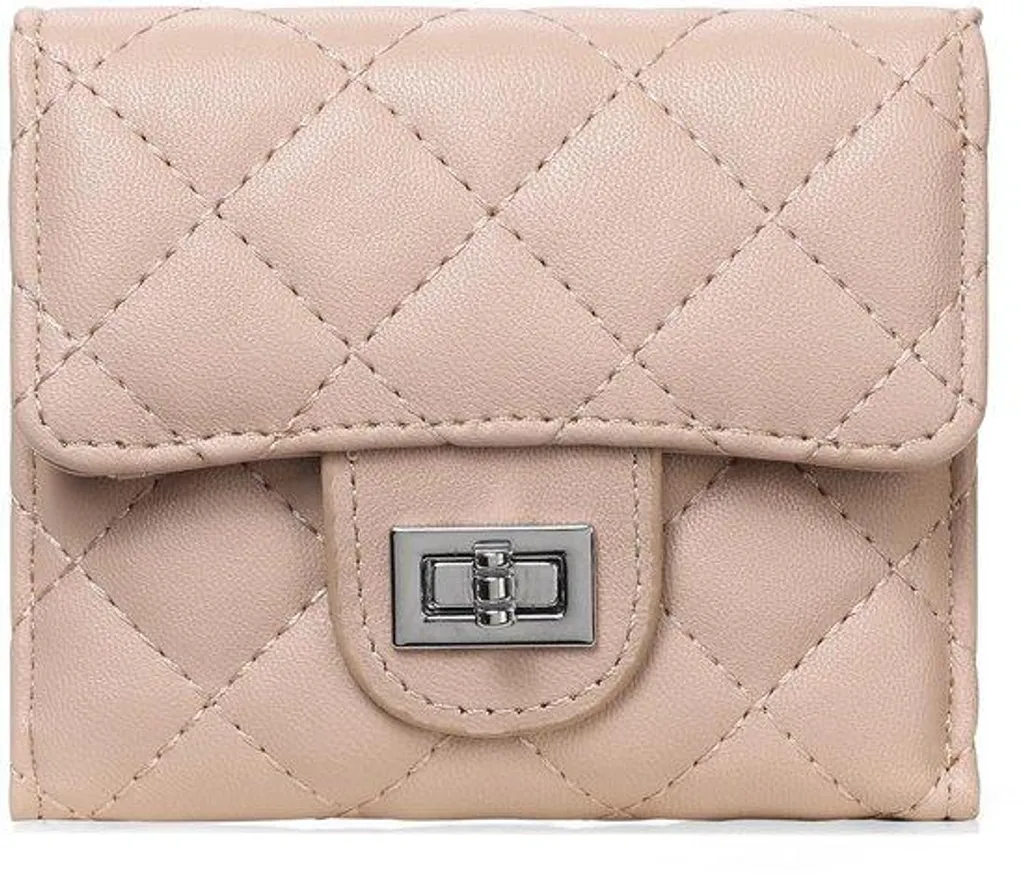 Porte-carte et Portefeuille Femme Compact en Cuir Véritable Moderne