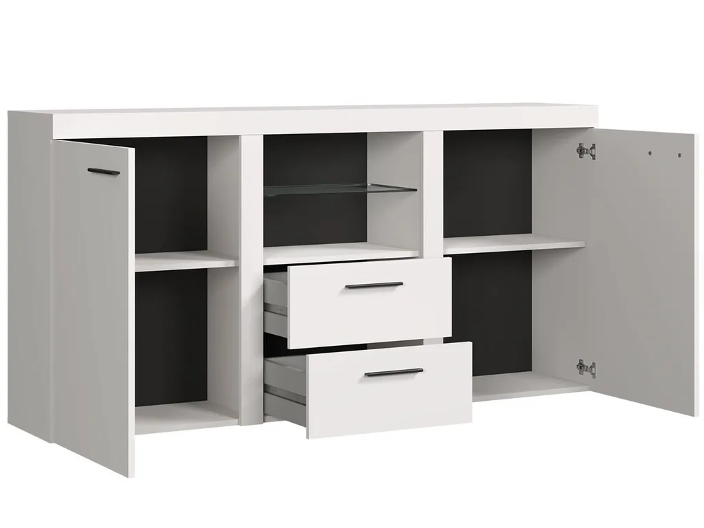 Commode combinée blanche THISE pour optimiser l'espace sombre - 2