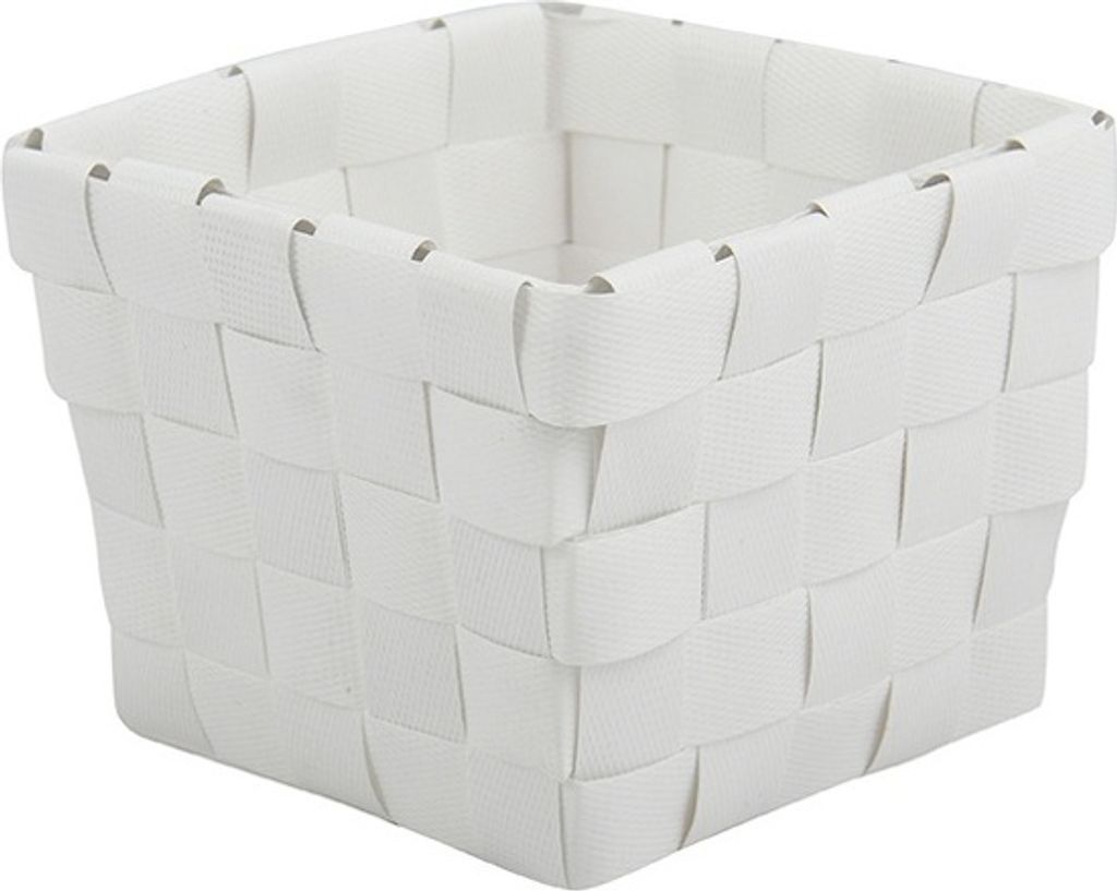 MSV Körbchen PP 10x10x7,5 weiß