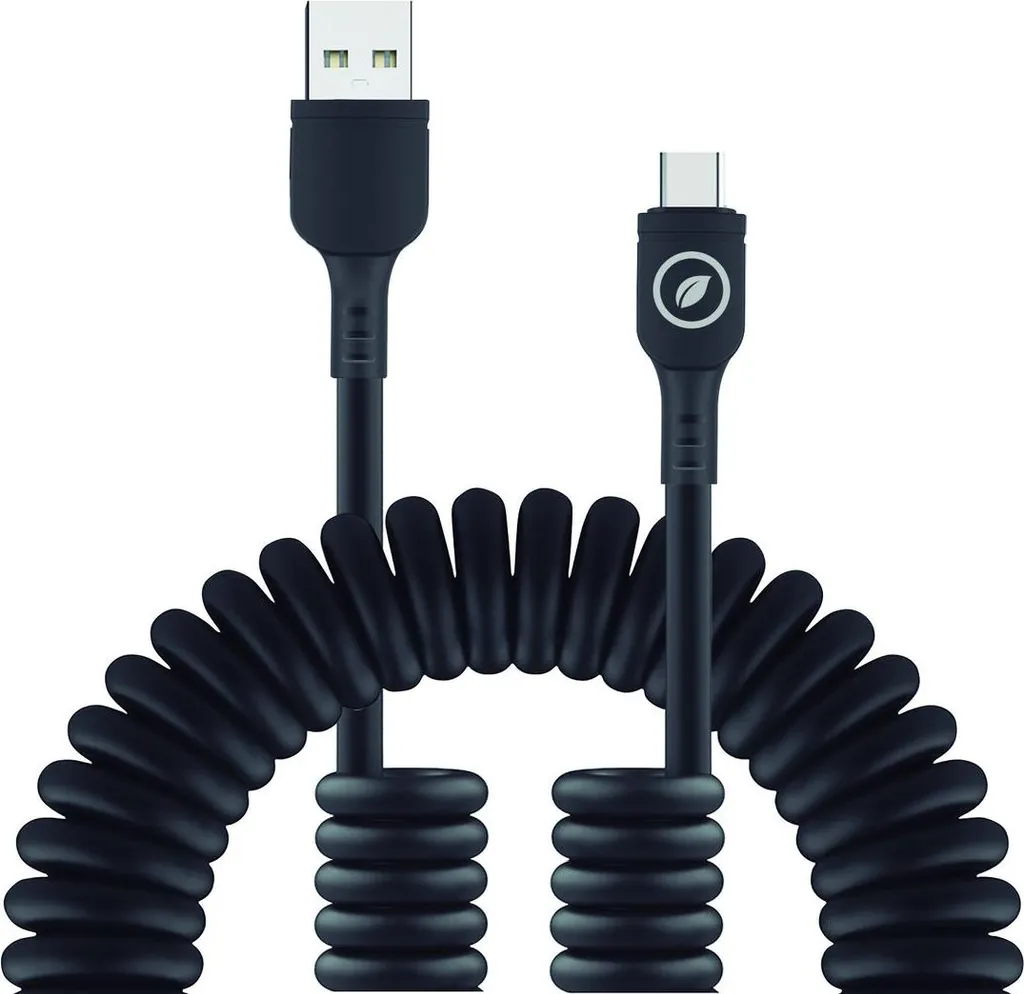Cavo USB A contro USB-C Muvit per Change Noir