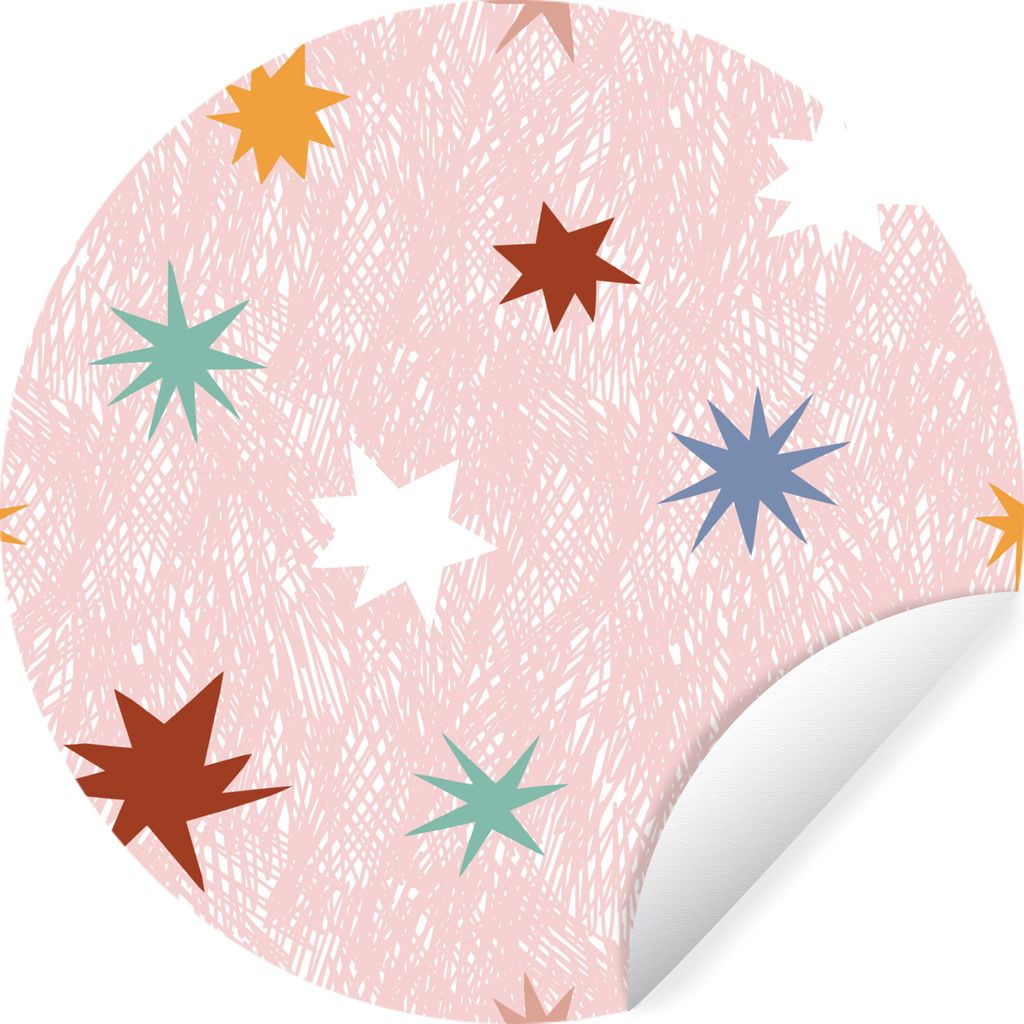 MuchoWow - Mauerkreis - Wand Bilder - Wandsticker - Wohnzimmer Dekoration - Dekoration für die Wände - Aluminium - Babyzimmer
