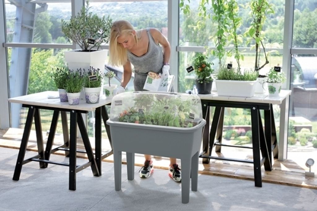 Gewächshaus RESPANA PLANTER SET - anthrazit Produktbild 4