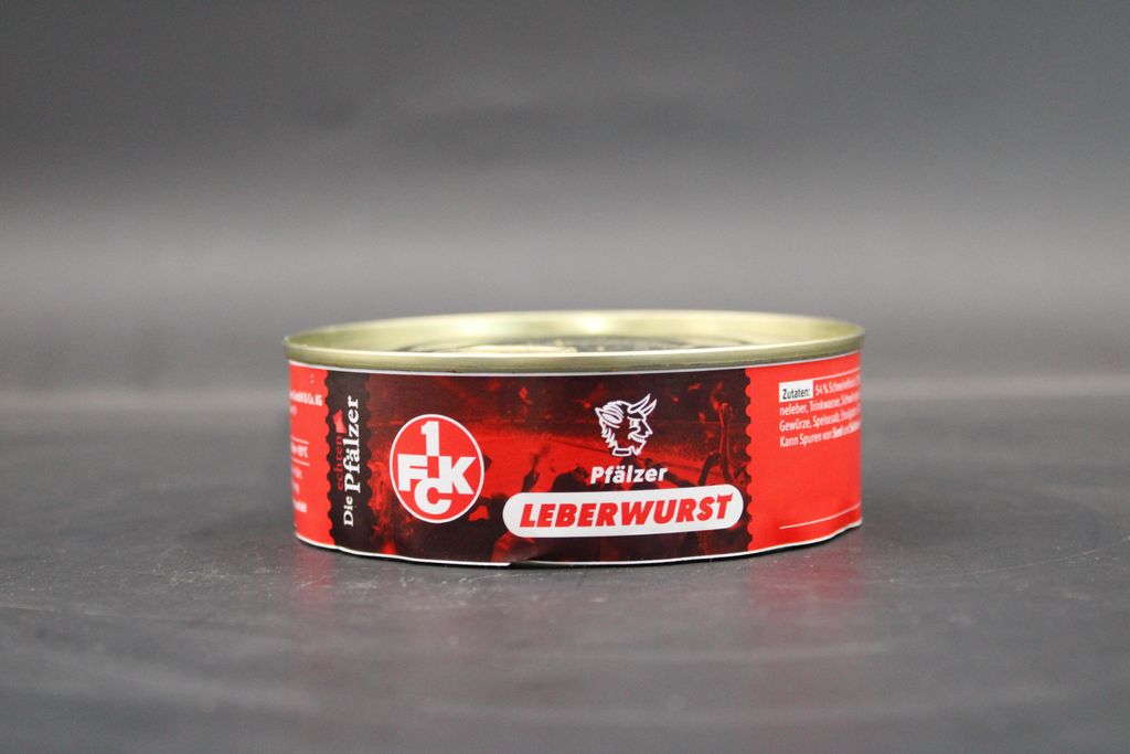 1. FC Kaiserslautern Vollkonserve Pfälzer Leberwurst 200g Produktbild 