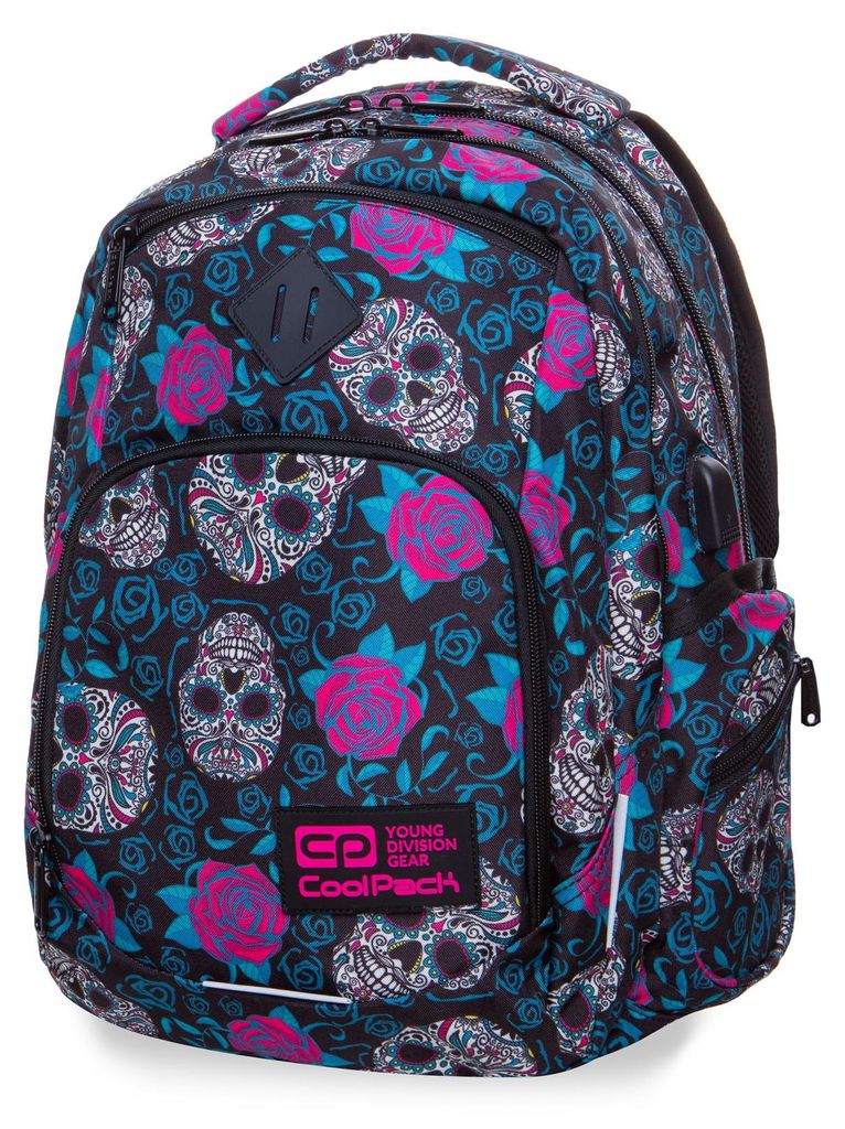 Coolpack Rucksack „Break Skulls & Roses“ für Jugendliche