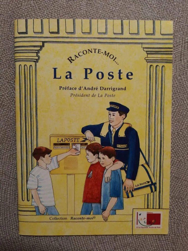 Livre pour faire aimer l'histoire aux enfants avec le thème de la poste
