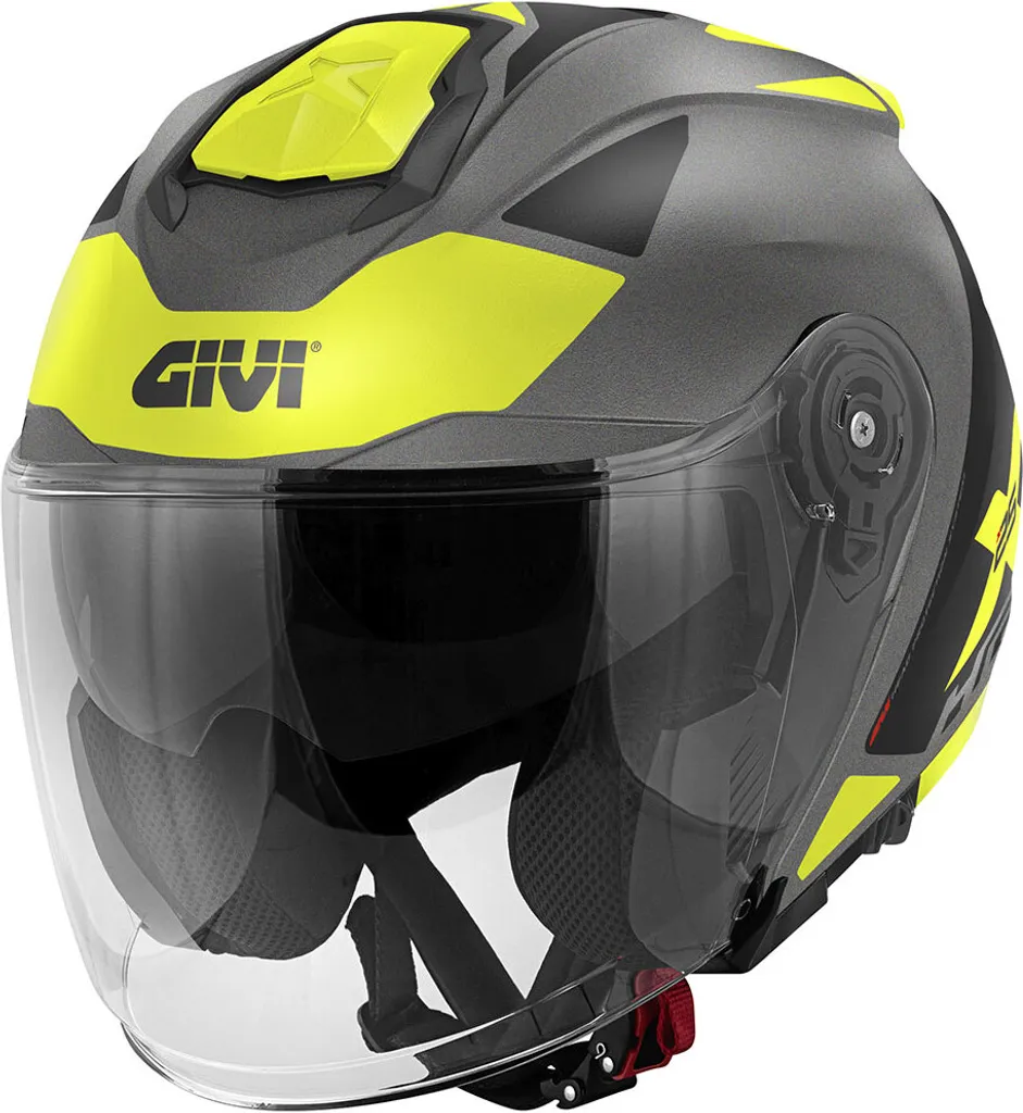 Casque jet GIVI X25 Target avec écran solaire et finition mat taille XXL