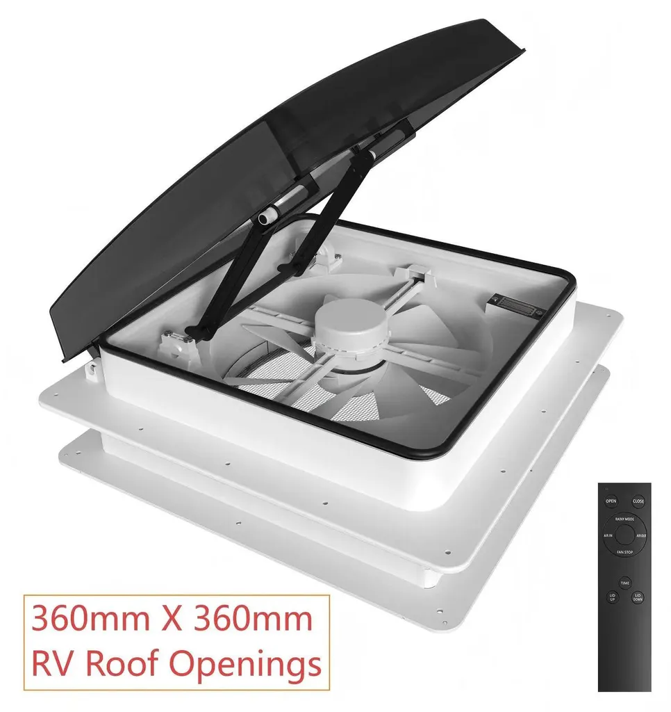 Ventilateur de plafond silencieux noir 36 cm : fini les bruits d'air