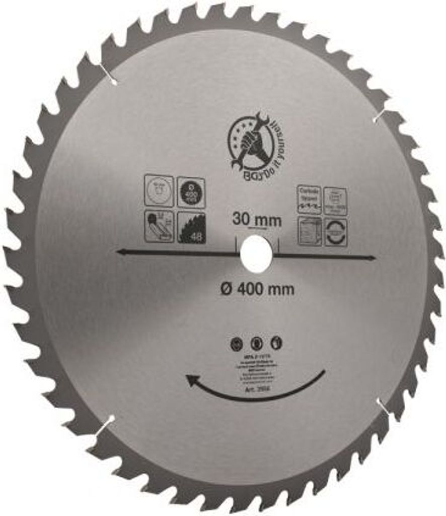 Lame de scie circulaire au carbure | Ø 400 x 30 x 3,4 mm | Image du produit 