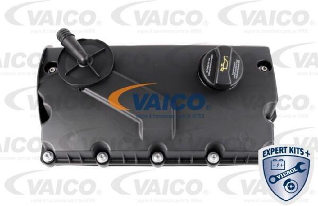 VAICO V10-6512 Ventildeckel OE 038103469N kompatibel mit A4 8E, A6 4B, Galaxy, Alhambra, Superb, Passat 3B, Sharan, Transporter V