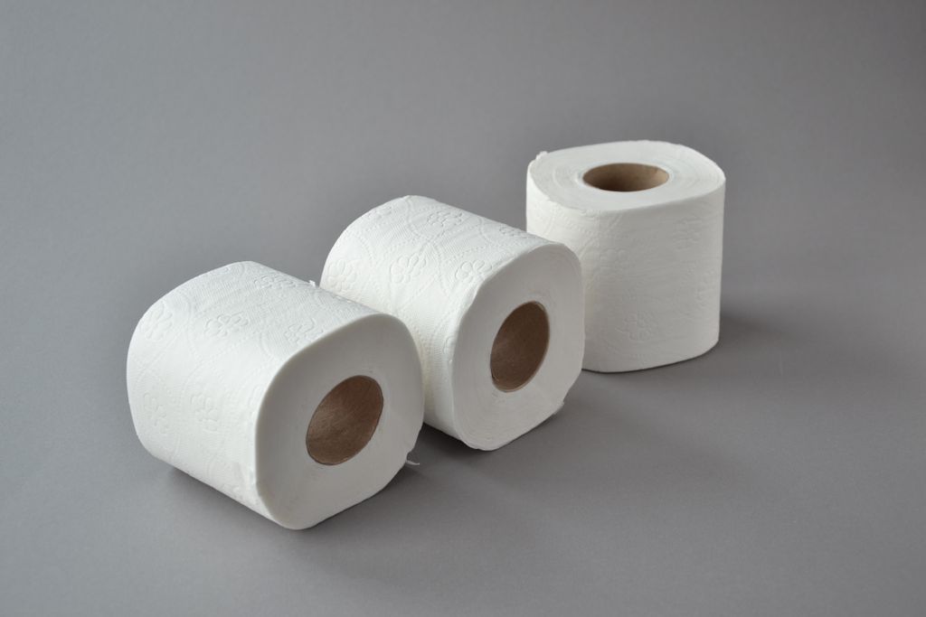 Toilettenpapier Funny Klopapier WC-Papier Zellstoff 3-lagig Motiv weiß 72 Rollen 