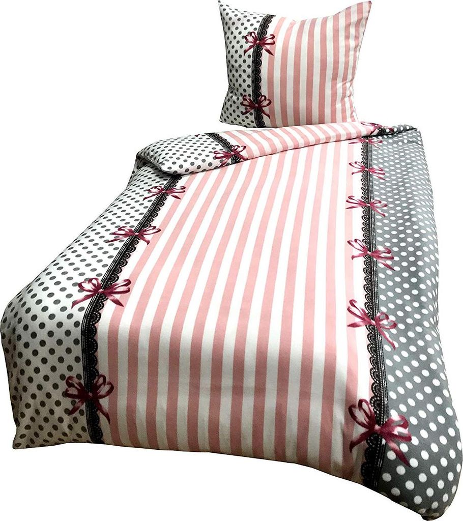 2 tlg Bettwäsche 155x220 Flausch Winter Thermofleece warm Produktbild 