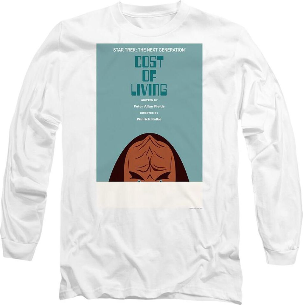 Star Trek - "The Next Generation Season 5 Episode 20" T-Shirt für Herren/Damen Uni TV10026 (XXL) (Weiß)