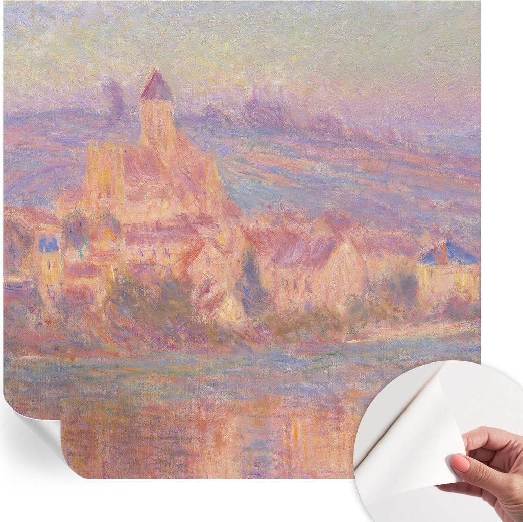 Selbstklebende Wandtapete - Dekorative Tapete für Wohnzimmer - Klebefolie für Wandbilder - Tapetenfolie für Wanddekoration - 250x250 cm - Eine c...