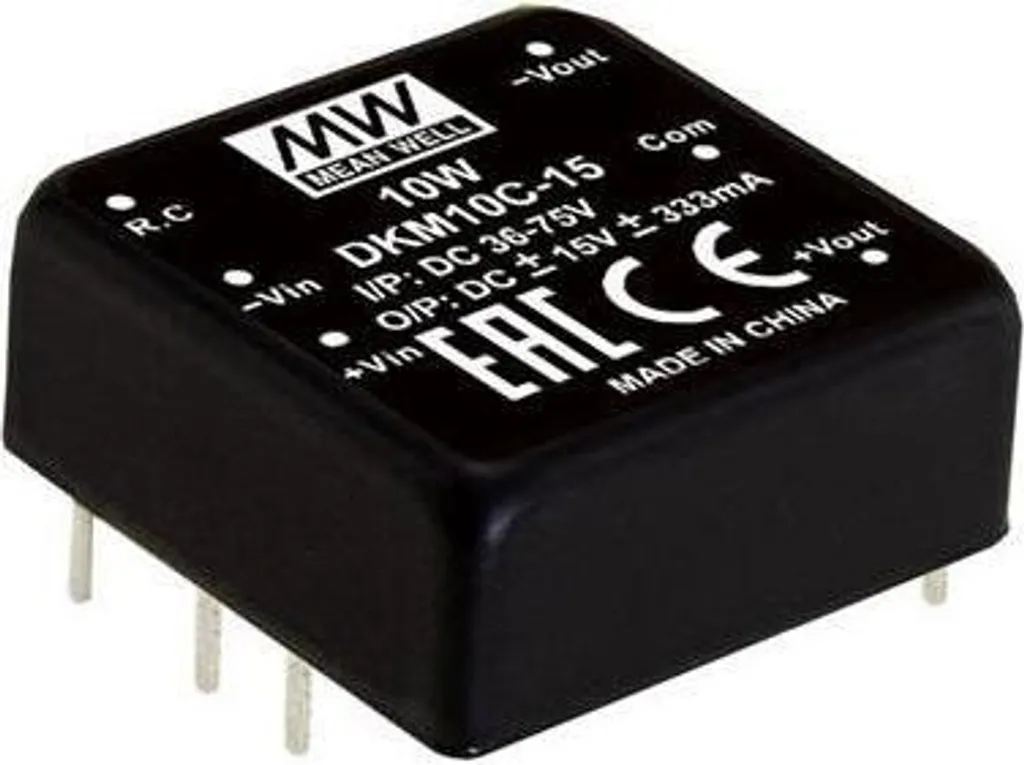 Alimentation DC-DC 15V 10W DKM10E-15 pour automatisme et maintenance