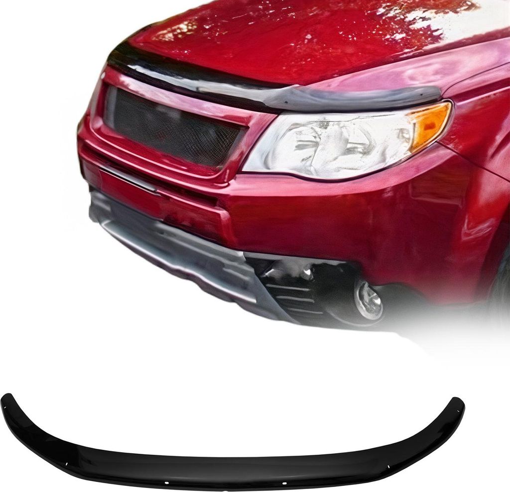 Motorhaube Deflektor Insektenschutz für Subaru Forester 2008-2013 Dunkel