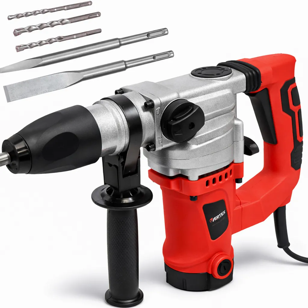 Martello Perforatore Vertex 1150W SDS+ | Set Completo per Calcestruzzo