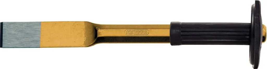 KS Tools 162.0161 Scalpello a Punta Piatta con Protezione Mano 25cm
