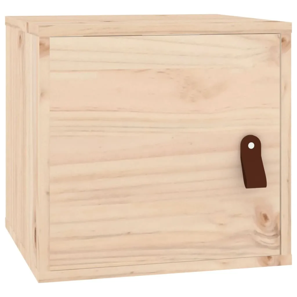 SYFAX™ Mobiletto da Parete 31,5x30x30 cm Legno Massello di Pino