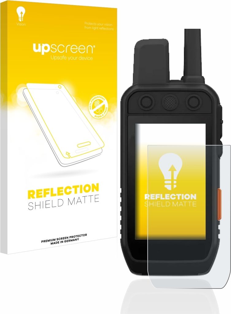 upscreen Schutzfolie für Garmin Alpha 200 / 200i / 300 / 300i K Displayschutz Displayschutzfolie Folie Matt Entspiegelungsfolie