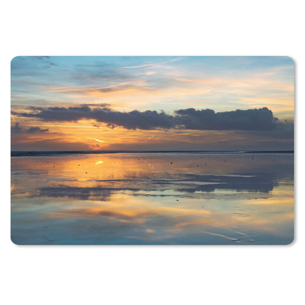 MuchoWow Mauspad Mousepad Meer - Horizont - Farben 27x18 cm - Mousepads - Maus Mat - Pad - Mausunterlage - Büroartikel - Desk Matten